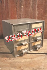 dp-250319-08 ADDRESSLLOTT 1950's STEEL PARTS BOX