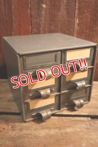 dp-250319-09 ADDRESSLLOTT 1950's STEEL PARTS BOX