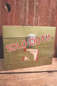 dp-250320-05 Skotch Kooler PORTA FILE 1970's Metal  File Box
