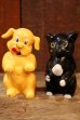 画像1: ct-250319-04 Ken-L-Ration / "Fido & Fifi" 1950's Plastic Salt & Pepper Shaker (1)