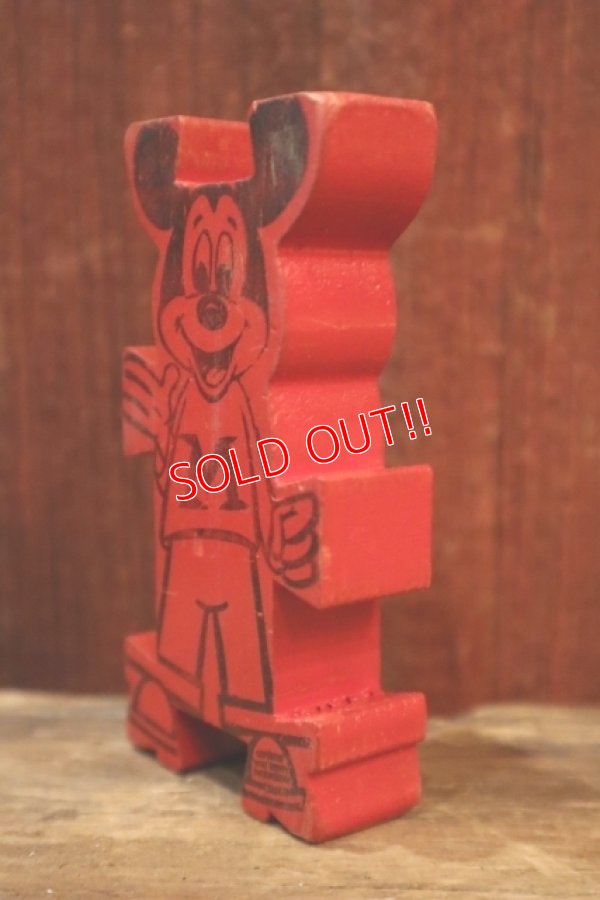 画像3: ct-250319-01 Mickey Mouse 1960's Stormbecker "ACROBATS" Wooden Figure (A)