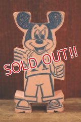 ct-250319-01 Mickey Mouse 1960's Stormbecker "ACROBATS" Wooden Figure