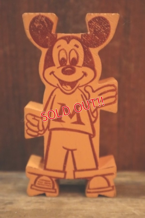 画像2: ct-250319-01 Mickey Mouse 1960's Stormbecker "ACROBATS" Wooden Figure (G)