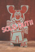 ct-250319-01 Mickey Mouse 1960's Stormbecker "ACROBATS" Wooden Figure (E)