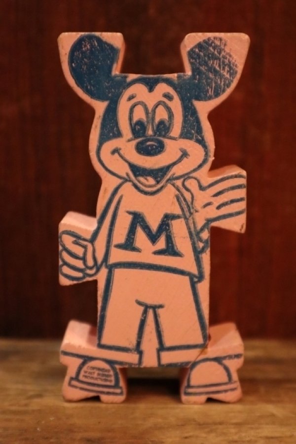 画像2: ct-250319-01 Mickey Mouse 1960's Stormbecker "ACROBATS" Wooden Figure (J)
