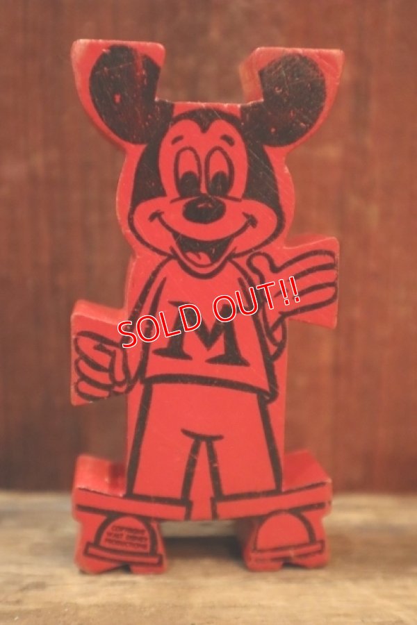 画像2: ct-250319-01 Mickey Mouse 1960's Stormbecker "ACROBATS" Wooden Figure (A)
