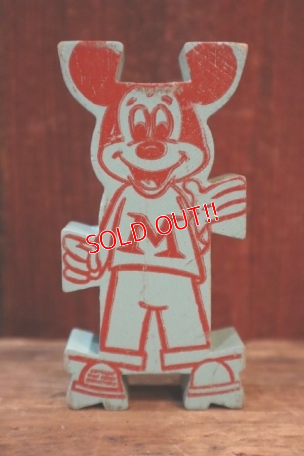 画像2: ct-250319-01 Mickey Mouse 1960's Stormbecker "ACROBATS" Wooden Figure