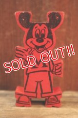 ct-250319-01 Mickey Mouse 1960's Stormbecker "ACROBATS" Wooden Figure