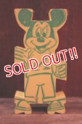 ct-250319-01 Mickey Mouse 1960's Stormbecker "ACROBATS" Wooden Figure