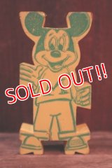 ct-250319-01 Mickey Mouse 1960's Stormbecker "ACROBATS" Wooden Figure