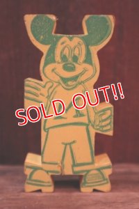 ct-250319-01 Mickey Mouse 1960's Stormbecker "ACROBATS" Wooden Figure