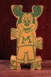 画像1: ct-250319-01 Mickey Mouse 1960's Stormbecker "ACROBATS" Wooden Figure (L) (1)