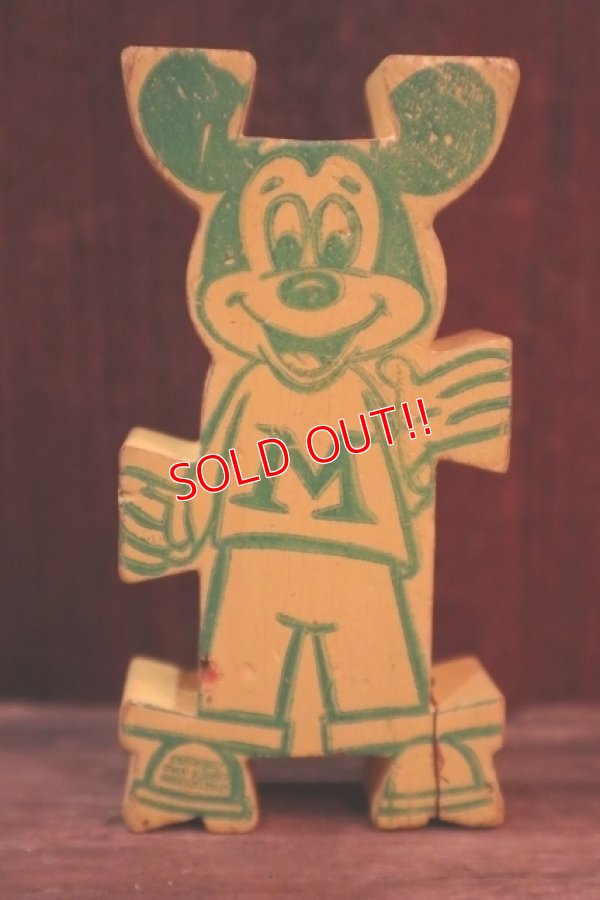 画像2: ct-250319-01 Mickey Mouse 1960's Stormbecker "ACROBATS" Wooden Figure (L)