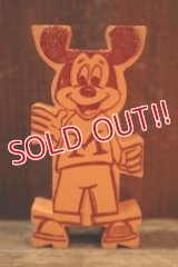 ct-250319-01 Mickey Mouse 1960's Stormbecker "ACROBATS" Wooden Figure