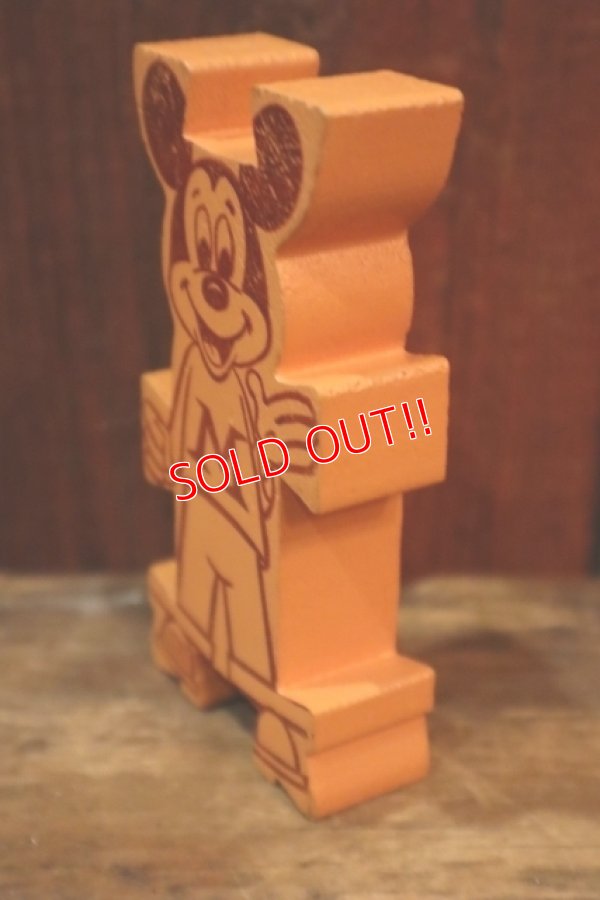 画像3: ct-250319-01 Mickey Mouse 1960's Stormbecker "ACROBATS" Wooden Figure (G)