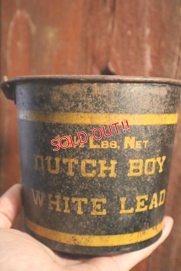 画像8: dp-250401-08 NATIONAL LEAD COMPANY / DUTCH BOY 1950's-1960's WHITE LEAD BUCKET