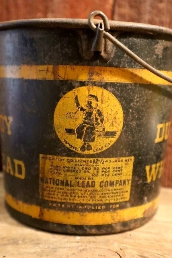 画像2: dp-250401-08 NATIONAL LEAD COMPANY / DUTCH BOY 1950's-1960's WHITE LEAD BUCKET
