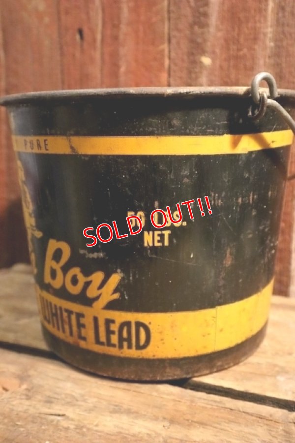 画像3: dp-250404-06 NATIONAL LEAD COMPANY / DUTCH BOY 1950's-1960's SOFT PASTE WHITE LEAD 50 LBS. NET BUCKET