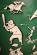 画像2: dp-250404-09 WEIBRO CORP 1970's Sports Themed Metal Trash Can  (2)