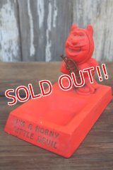 ct-250404-31 PAULA 1969 RED DEVIL Message Doll "I'M A HORNY LITTLE DEVIL"