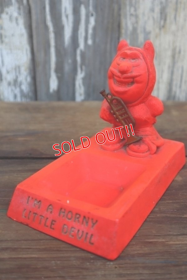 画像1: ct-250404-31 PAULA 1969 RED DEVIL Message Doll "I'M A HORNY LITTLE DEVIL"