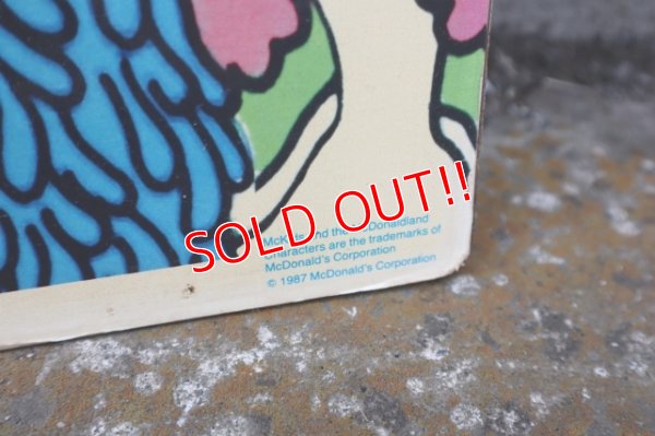 画像8: ct-250411-01 McDonald's Mc KIDS 1987 Characters Sign
