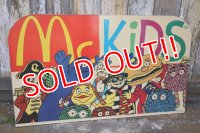 ct-250411-01 McDonald's Mc KIDS 1987 Characters Sign