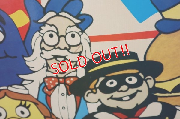 画像5: ct-250411-01 McDonald's Mc KIDS 1987 Characters Sign