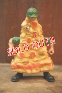ct-250319-43 MATTEL 1988 FOOD FIGHTERS "PRIVATE PIZZA" Action Figure 