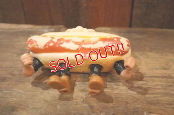 画像5: ct-250319-41 MATTEL 1988 FOOD FIGHTERS "MEAN WEENER" Action Figure 