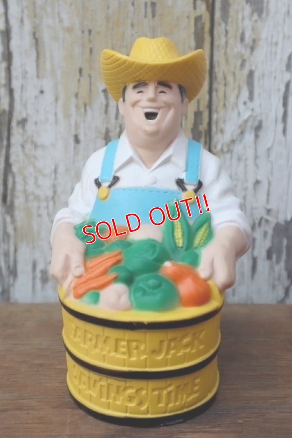 画像1: ct-250405-12 Farmer Jack / 1980's Advertising Coin Bank