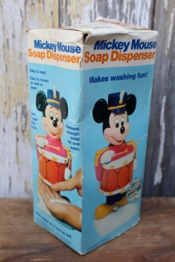 画像10: ct-250404-32 Mickey Mouse / Enco Industries 1970's Soap Dispenser