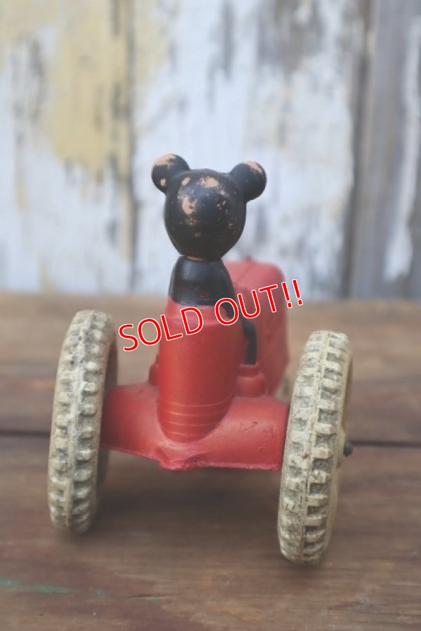 画像5: ct-250404-09 Mickey Mouse / SUN RUBBER 1940's Mickey's Tractor