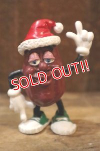 ct-250404-14 The California Raisins / 1988 PVC Figure "Santa Hat"