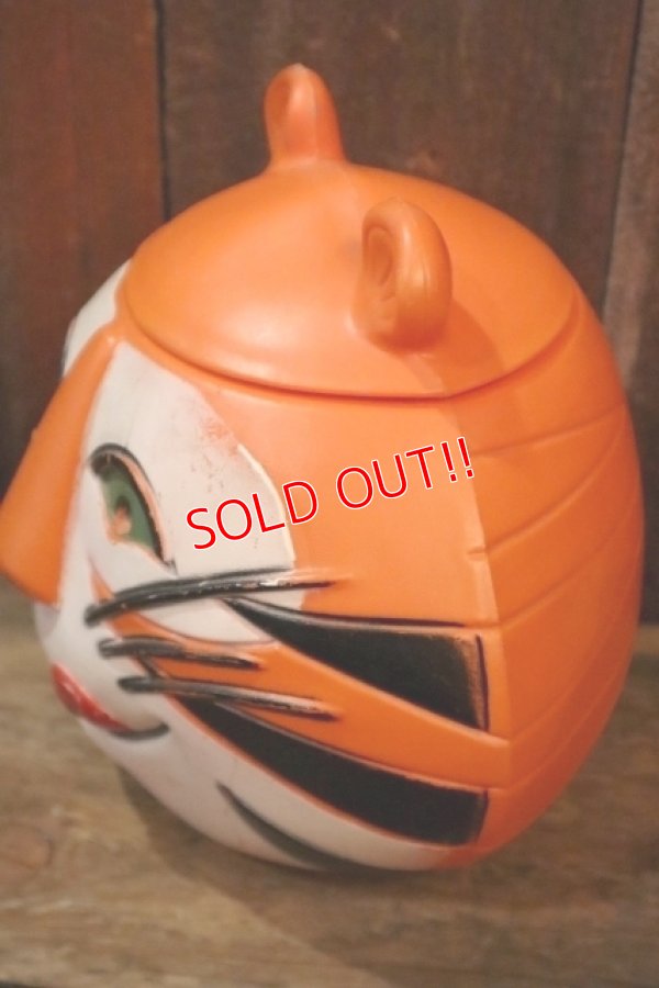 画像5: ct-250319-48 Kellogg's / Tony the Tiger 1960's Plastic Cookie jar