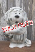 ct-250401-02 FORD / 1950's-1960's Shaggy Dog Ceramic Coin Bank