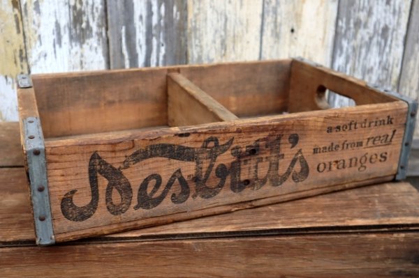 画像1: dp-250401-04 Nesbitt's Oranges / 1950's Wood Box
