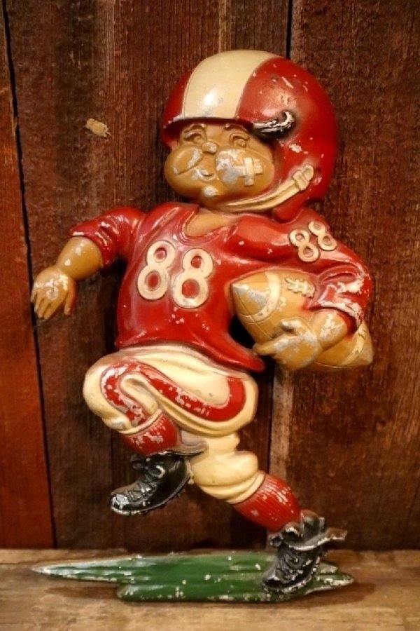 画像1: ct-250404-41 HOMCO 1976 Football Player Wall Deco (C)