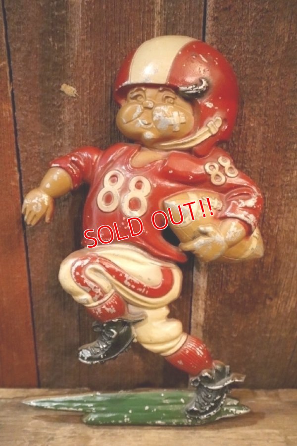 画像1: ct-250404-41 HOMCO 1976 Football Player Wall Deco (C)