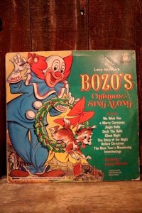 ct-250405-06 Bozo the Clown / 1970's BOZO'S Christmas SING A LONG LP Record