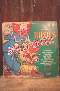 ct-250405-06 Bozo the Clown / 1970's BOZO'S Christmas SING A LONG LP Record