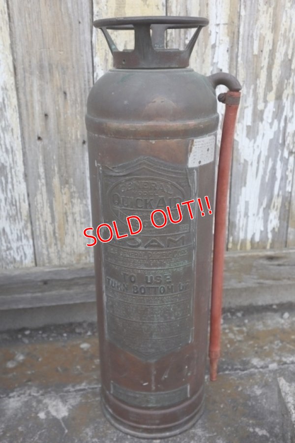 画像1: dp-250401-12 GENERAL QUICK AID 1940's-1950's Metal Fire Extinguisher