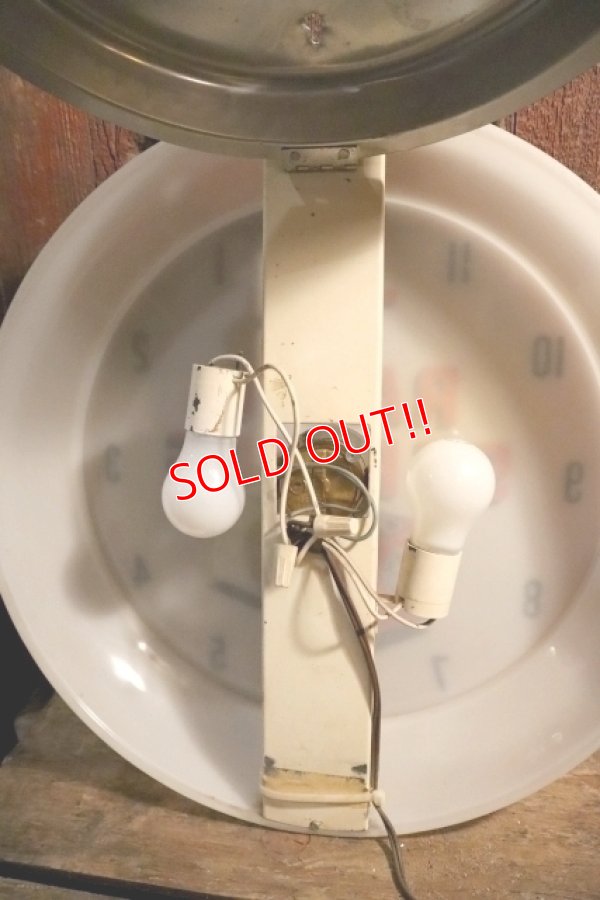 画像12: dp-250404-08 GENERAL ELECTRIC 1950's TV - RADIO SERVIVE Lighted Sign Clock