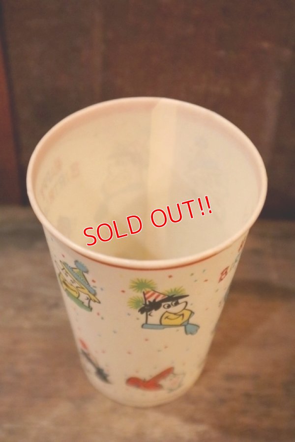 画像6: ct-250404-22 The Flintstones 1960's "HAPPY BIRTHDAY" Wax Cup