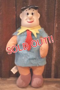 ct-250404-33 Fred Flintsotne / Knickerbocker 1960's Rubber Face Doll
