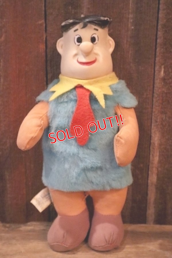 画像1: ct-250404-33 Fred Flintsotne / Knickerbocker 1960's Rubber Face Doll