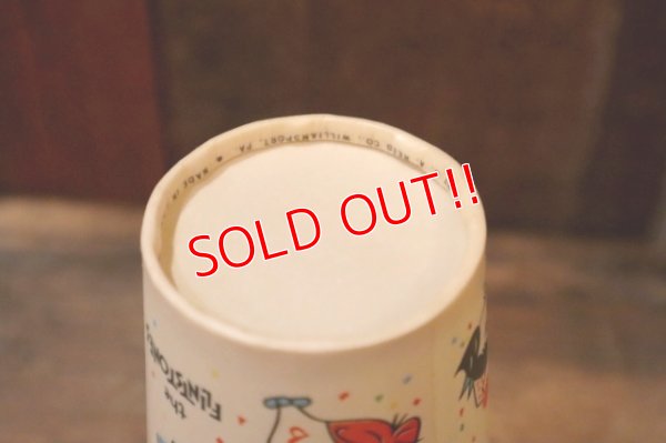 画像7: ct-250404-22 The Flintstones 1960's "HAPPY BIRTHDAY" Wax Cup