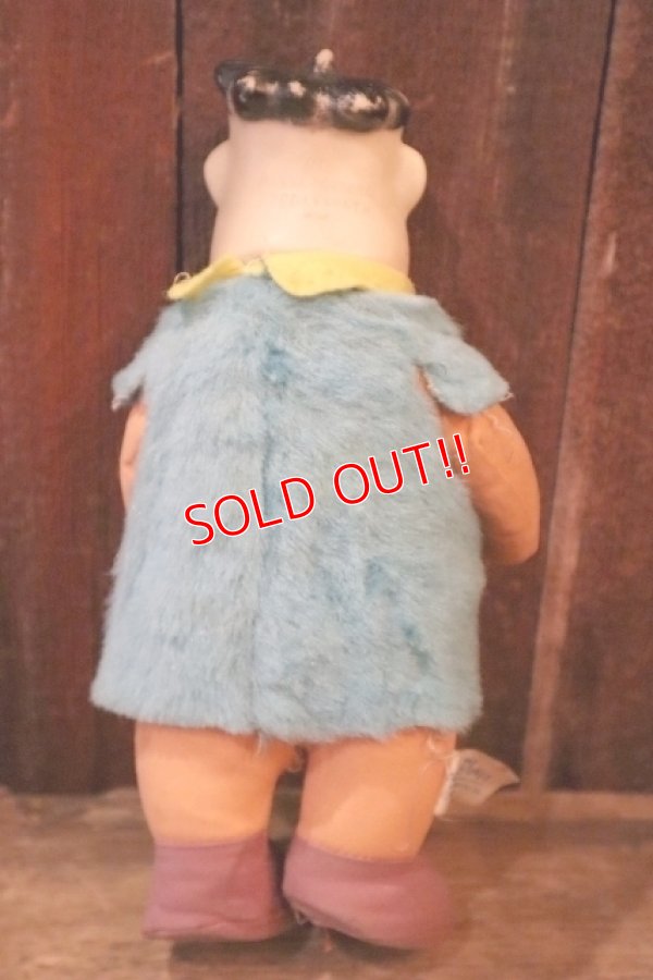 画像6: ct-250404-33 Fred Flintsotne / Knickerbocker 1960's Rubber Face Doll