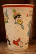画像2: ct-250404-22 The Flintstones 1960's "HAPPY BIRTHDAY" Wax Cup (2)