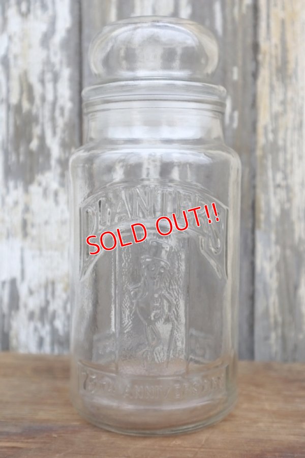 画像1: ct-250401-06 PLANTERS / MR.PEANUT 1981 75th Anniversary Glass Jar